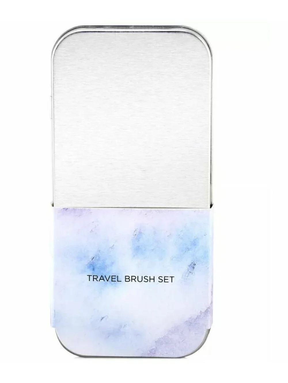 6pc Makeup Brush Set w/ Tin Case + 3Pc Makeup Brush Cleaner & Holder Set